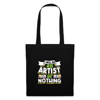 Artiste Peinture Peintre Art Couleur Art Professeur - Sac en tissu - noir - Devant