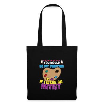 Artiste Peinture Peintre Art Couleur Art Professeur - Sac en tissu - noir - Devant