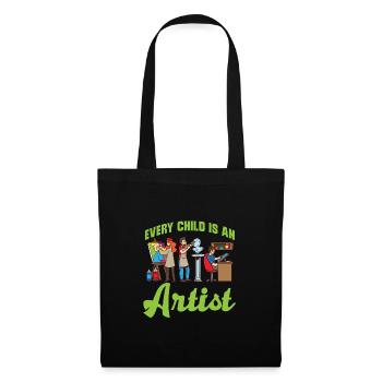 Artiste Peinture Peintre Art Couleur Art Professeur - Sac en tissu - noir - Devant