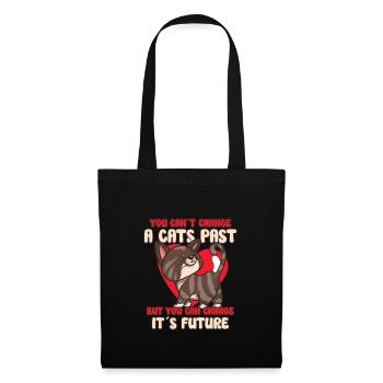 Cat RESCUE ANIMAL RIGHTS RESCUE Cat ADOPTION - Tote Bag - black - Front