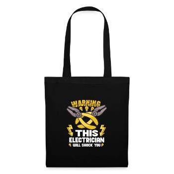 Electrician Electrical Engineer Lineman Electrical - Tote Bag - black - Front