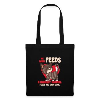 Cat RESCUE ANIMAL RIGHTS RESCUE Cat ADOPTION - Tote Bag - black - Front