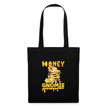 Apiculteur Gnomes Gnome Amant Drôle Gnome Abeille à miel - Sac en tissu - noir - Devant