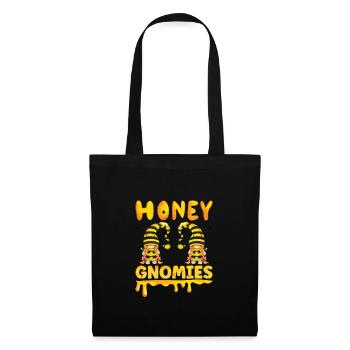 Apiculteur Gnomes Gnome Amant Drôle Gnome Abeille à miel - Sac en tissu - noir - Devant