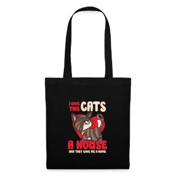 Cat RESCUE ANIMAL RIGHTS RESCUE Cat ADOPTION - Tote Bag - black - Front