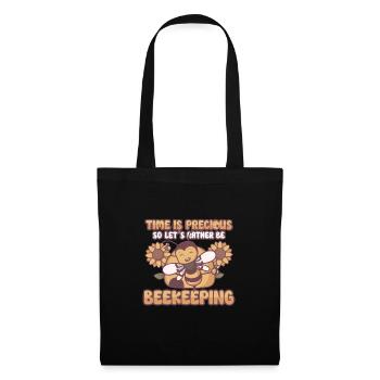 Honey Bee Beekeeping Beekeeper Honeybee Beekeeping - Stoffbeutel - Schwarz - Vorne