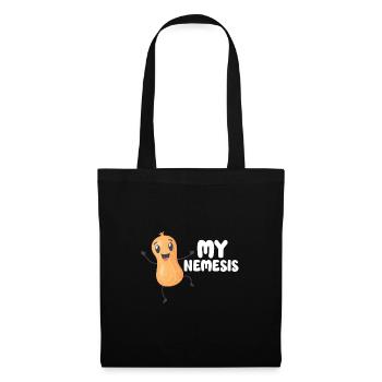 Peanut Allergy Survivor Peanut Allergy Awareness - Stoffbeutel - Schwarz - Vorne