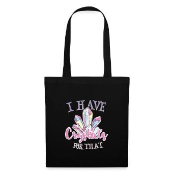 Crystal Healing Crystals and Stones - Tote Bag - black - Front