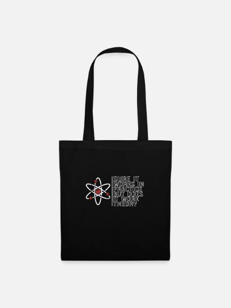 Physics Science Physicist Physics Teacher Gift - Stoffbeutel - Schwarz