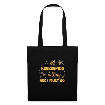 Honey Bee Beekeeping Beekeeper Honeybee Beekeeping - Stoffbeutel - Schwarz - Vorne