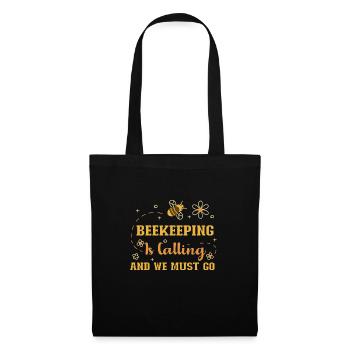 Honey Bee Beekeeping Beekeeper Honeybee Beekeeping - Stoffbeutel - Schwarz - Vorne