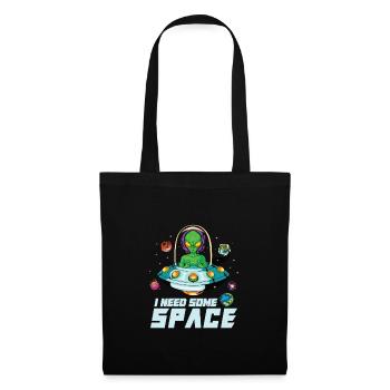 Alien Extraterrestrial Area 51 Ufo Space Geek - Stoffbeutel - Schwarz - Vorne