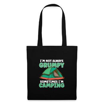 Scout Camping Outdoor Campfire Hiking Backpacking - Tote Bag - black - Front