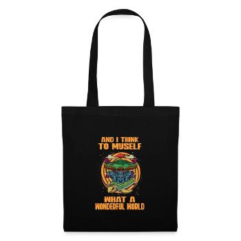 Flat Earth Theory Flat Earth Army Earth - Stoffbeutel - Schwarz - Vorne