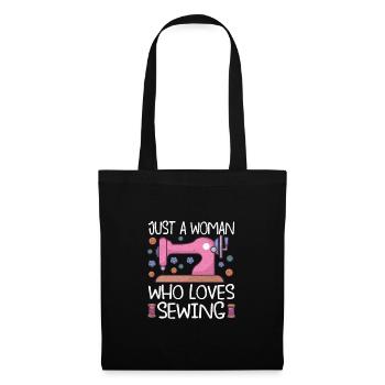 Sewing Machine Funny Sewing Sewing Sewing Fan Hobby - Tote Bag - black - Front