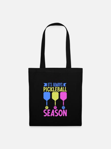 Pickleball Player Pickleball Paddle Pickleball - Stoffbeutel - Schwarz