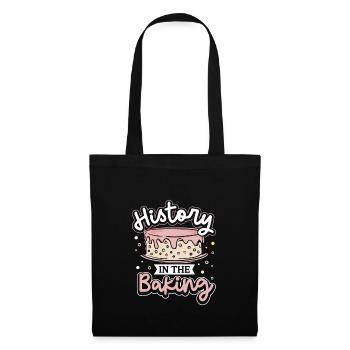 Baker Baking Cupcake Bread Cookies Kitchen Cooking - Tote Bag - black - Front