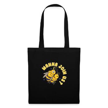 Honey beekeeping Beekeepers Honey bee apiary - Tote Bag - black - Front