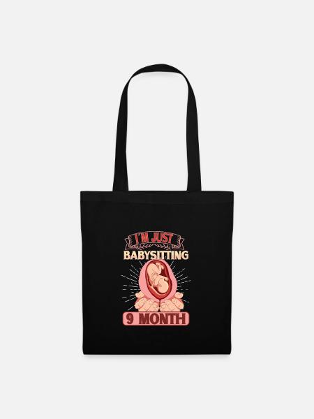 Surrogate Surrogacy Gestational Surrogate Mom - Stoffbeutel - Schwarz
