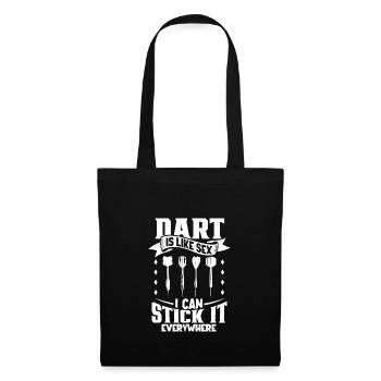 Darts Darts Player Dartboard Dartboard Darts - Tote Bag - black - Front