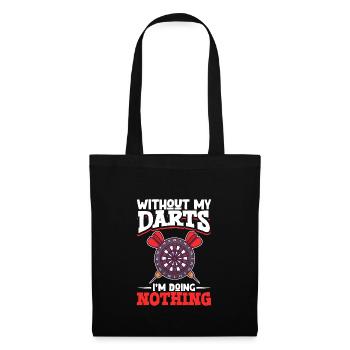 Darts Darts Player Dartboard Dartboard Darts - Tote Bag - black - Front