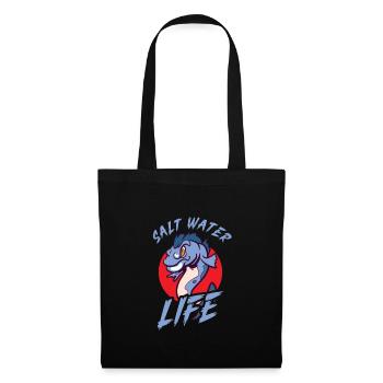 Pêche en eau salée Pêcheur Perche Canne à pêche Bobbe - Sac en tissu - noir - Devant