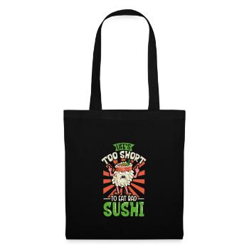 Fan de sushis Cuisine japonaise Cuisine gastronomique Japon - Sac en tissu - noir - Devant