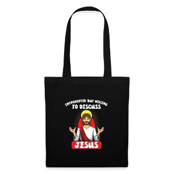 Jesus Christianity God Praying Prayer Pastor - Stoffbeutel - Schwarz - Vorne