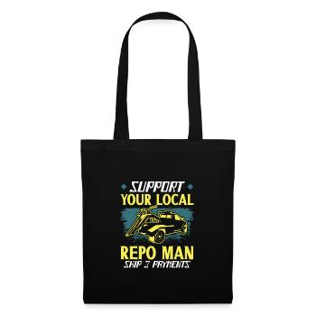 Repo-agent Repo Man Repossession Agent - Tote Bag - black - Front