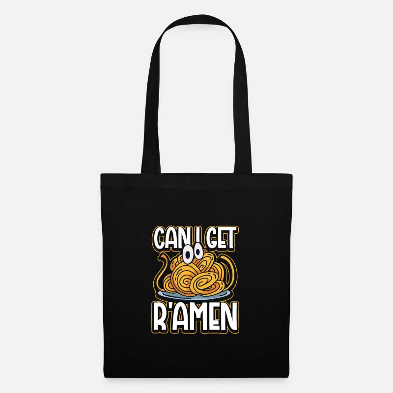 Atheistic Atheism Flying Spaghetti - Tote Bag - black