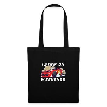 Race Car Dirt Track Racing Funny Racer Race Car - Tote Bag - black - Front