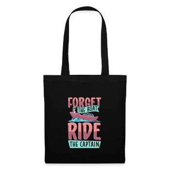 Boating Dad Boat Captain Pontoon Sailor Cruising - Tote Bag - black - Front