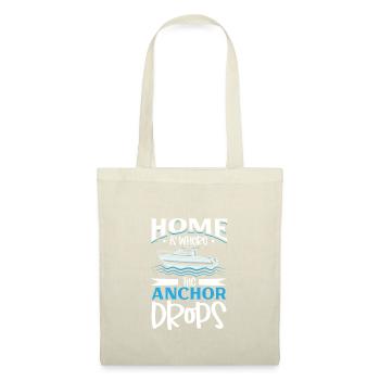 Bateau papa Capitaine Pontoon Sailor Croisière - Sac en tissu - nature - Devant