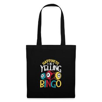 Bingo Card Game Grandma Bingo Player Bingo Cards - Tote Bag - black - Front