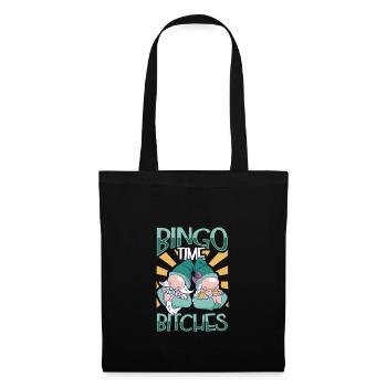 Bingo Card Game Grandma Bingo Player Bingo Cards - Tote Bag - black - Front