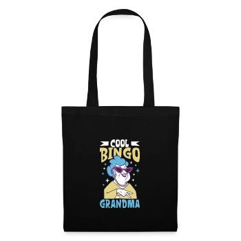 Bingo Card Game Grandma Bingo Player Bingo Cards - Tote Bag - black - Front