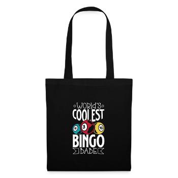 Bingo Card Game Grandma Bingo Player Bingo Cards - Tote Bag - black - Front