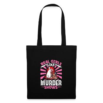 True Crime Murder Spy Crime Intérêt Idée cadeau - Sac en tissu - noir - Devant