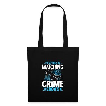 True Crime Murder Spy Crime Intérêt Idée cadeau - Sac en tissu - noir - Devant