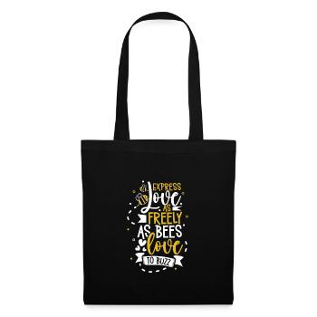 Honey bee beekeeping beekeeper honey bee apiary - Tote Bag - black - Front