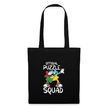 Puzzle Lover Jigzaw Puzzle Jeu de société Puzzler - Sac en tissu - noir - Devant
