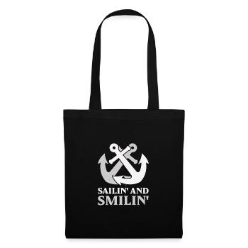 Boating Dad Boat Captain Pontoon Sailor Cruising - Tote Bag - black - Front