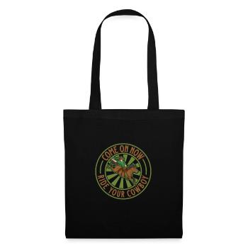 Cowboy Barn Bull Rider Rodeo Country Western - Tote Bag - black - Front