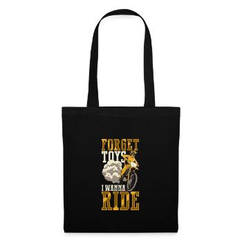 Dirt Bike Dirt Bike Riding Motocross Dirt Biking - Sac en tissu - noir - Devant