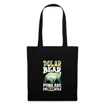Polar Bear Global Warming Artic Seal hunting Ursus - Tote Bag - black - Front