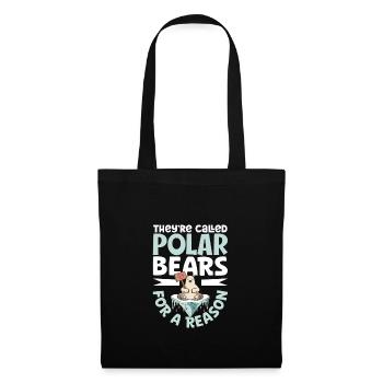 Polar Bear Global Warming Artic Seal hunting Ursus - Tote Bag - black - Front