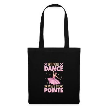 Ballet Ballerine Danse Danseuse Danse Ballet Cadeau - Sac en tissu - noir - Devant