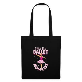 Ballet Ballerina Dance Dancer Dancing Ballet Gift - Stoffbeutel - Schwarz - Vorne