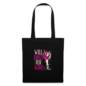 Ballet Ballerine Danse Danseuse Danse Ballet Cadeau - Sac en tissu - noir - Devant