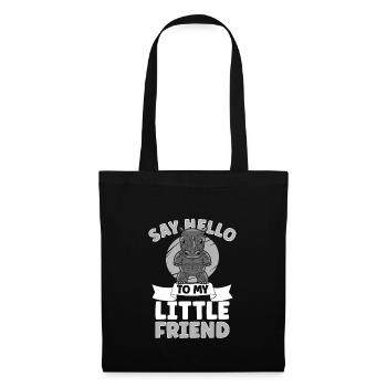 Rhino, Rhino, Safari, Zoo, Wilderness, Wildlife - Tote Bag - black - Front